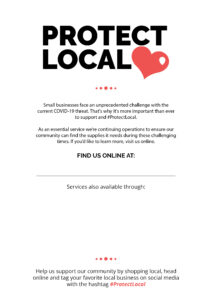 Protect Local Raleigh Essential Blank